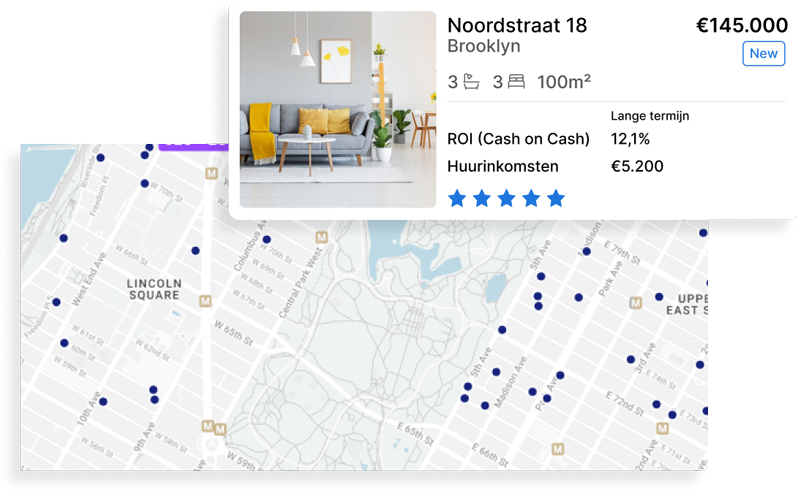 Vastgoed kaart